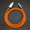 "Neon Chubby" Fast Charge Cable With Smart Light - Orange