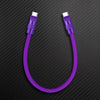 "TechnoGloss" 240W Reflective Shine Power Bank Friendly Cable - Purple
