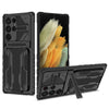 2-In-1 Card Holder Phone Case For Samsung Galaxy S24 Ultra - Black