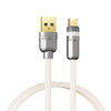 66W Flexible Silicone Fast Charging Cable - White