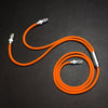 "Chubby" 2 In 1 Fast Charge Cable (C+Lightning) - Orange