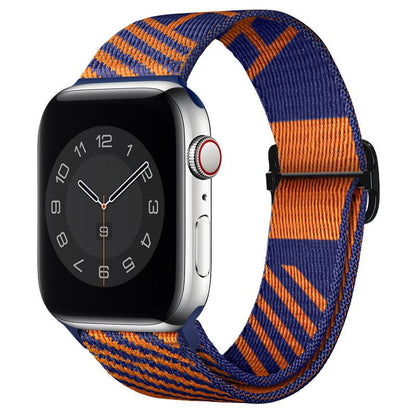 "Adjustable Band" Nylon Braided Band For Apple Watch