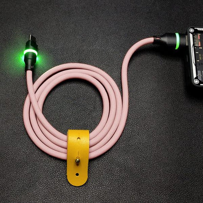 "Neon Chubby" Frosted Silicone 120W Fast Charging Cable