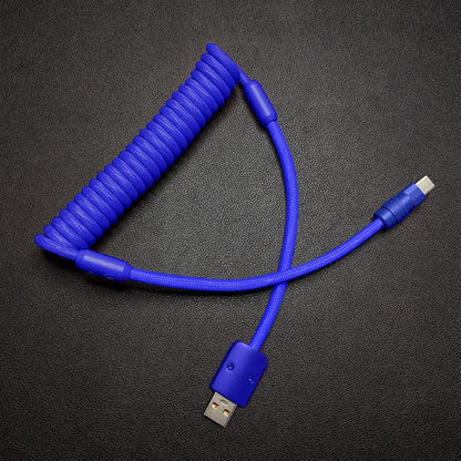 "Curly Chubby" New Spring Charge Cable