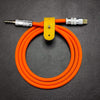 "Seamless Chubby"  Audio Cable (Type-C & Lightning) - Orange