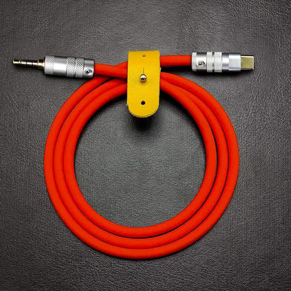 "Seamless Chubby"  Audio Cable (Type-C & Lightning)