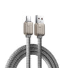 Travel-Inspired 100W Braided Fast Charging Cable - Grey